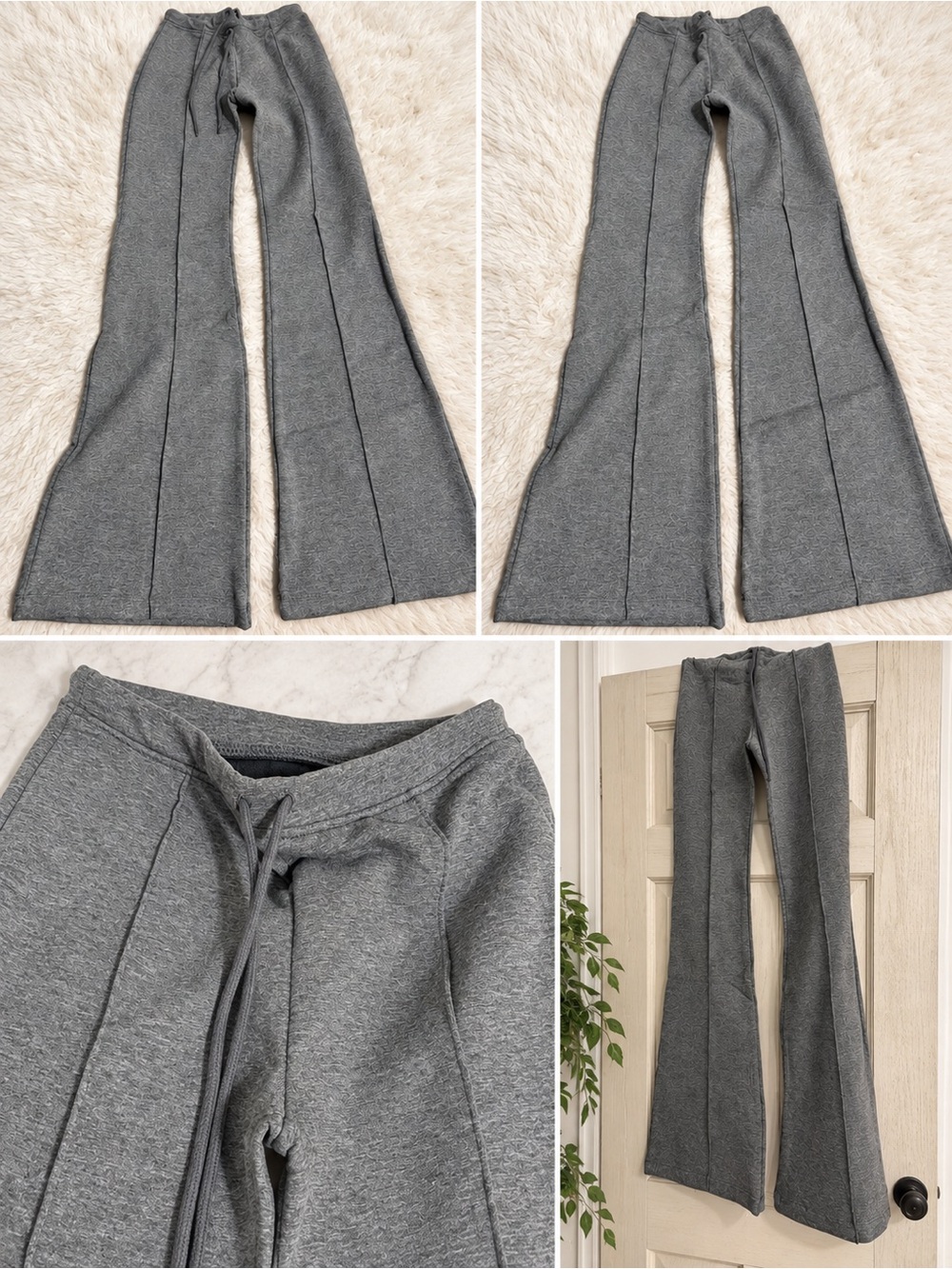 Zenana women's ' Gray Flared  Sweatpants